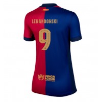 Fotballdrakt Dame Barcelona Robert Lewandowski #9 Hjemmedrakt 2024-25 Kortermet